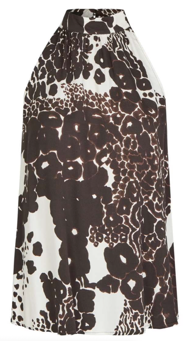 Marc Aurel Top with Abstract Floral Print