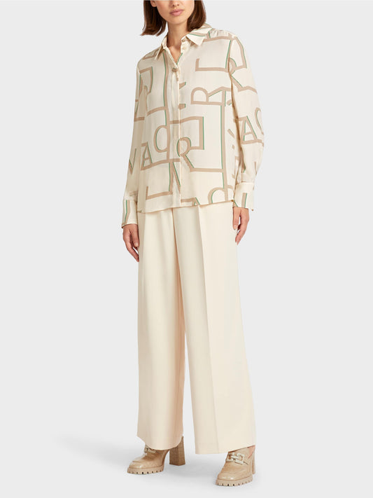 Marc Cain Pants with Wide Leg