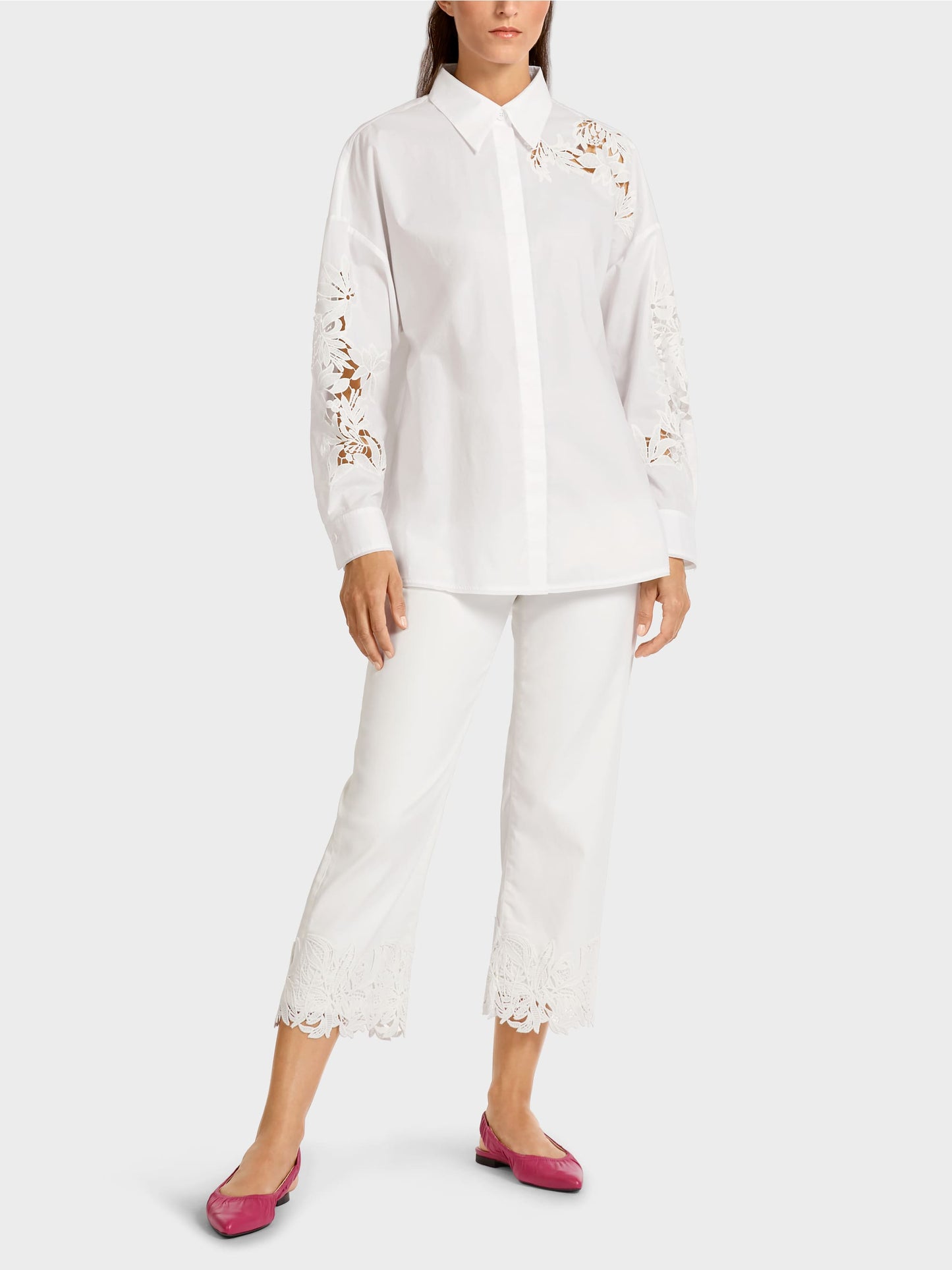 Marc Cain Blouse with Broderie Anglaise