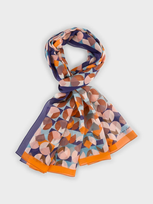 Marc Cain Scarf in Colourful 60s Style