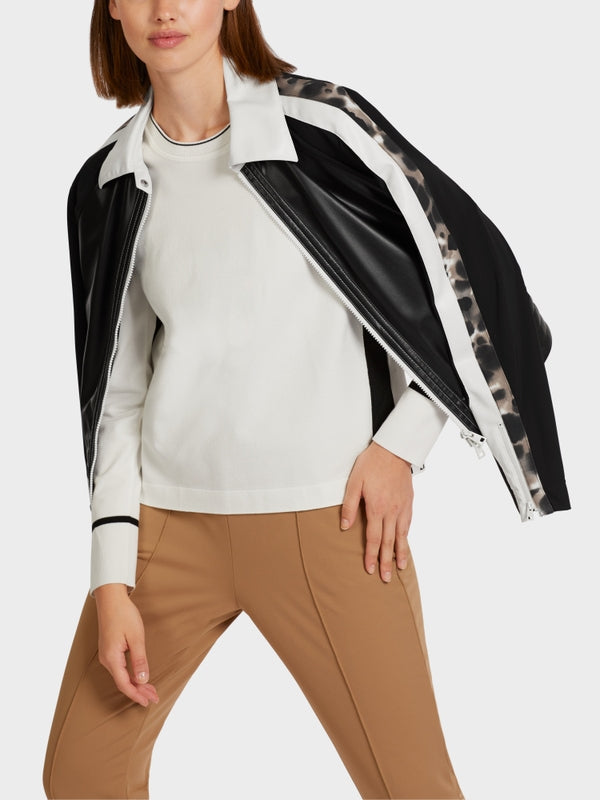Marc Cain Jacket in a Material Mix