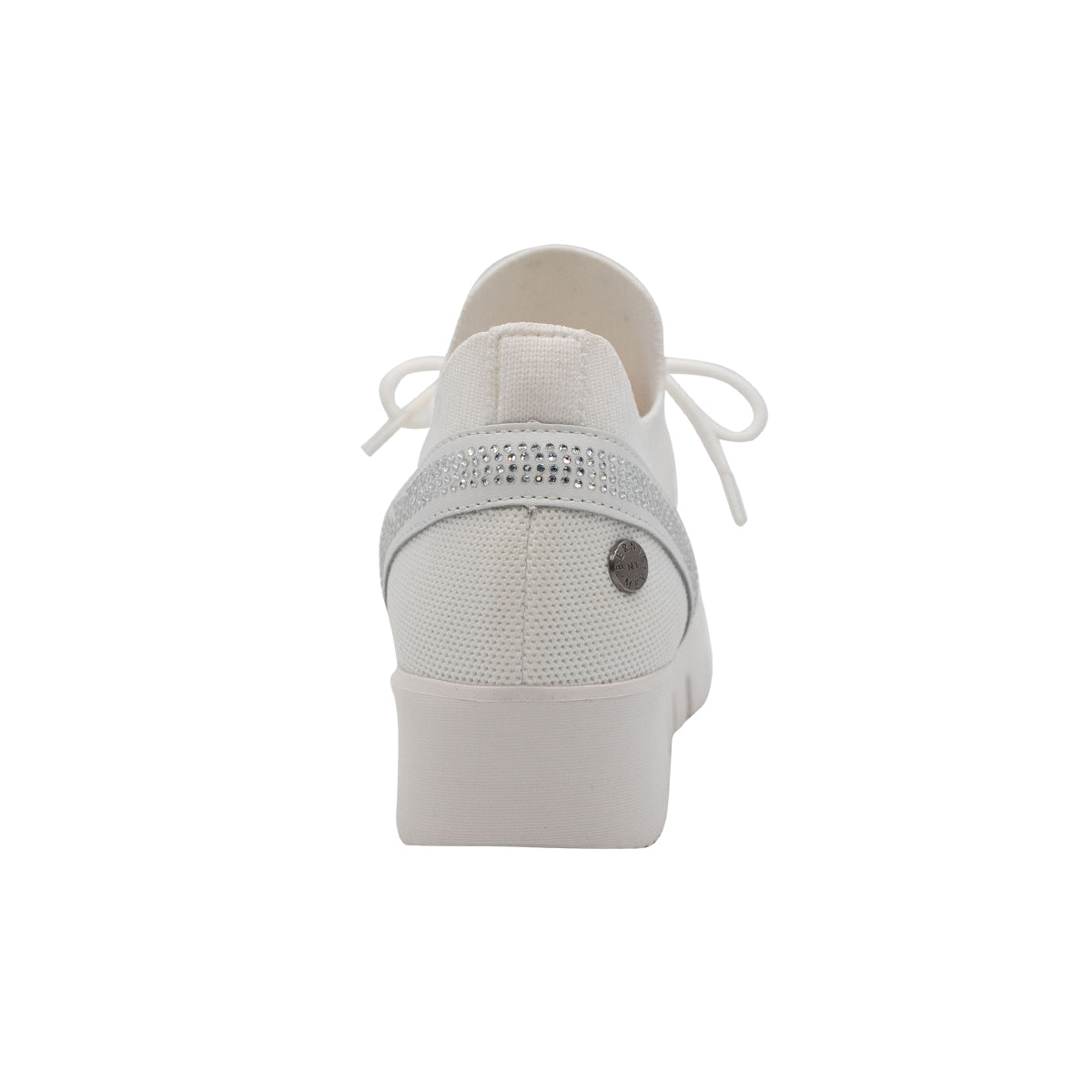 Bernie Mev White Lace-up Sneaker