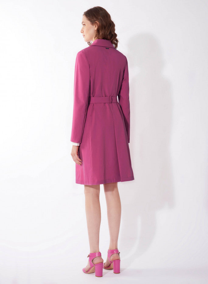 Cinzia Rocca Dark Pink Over Coat