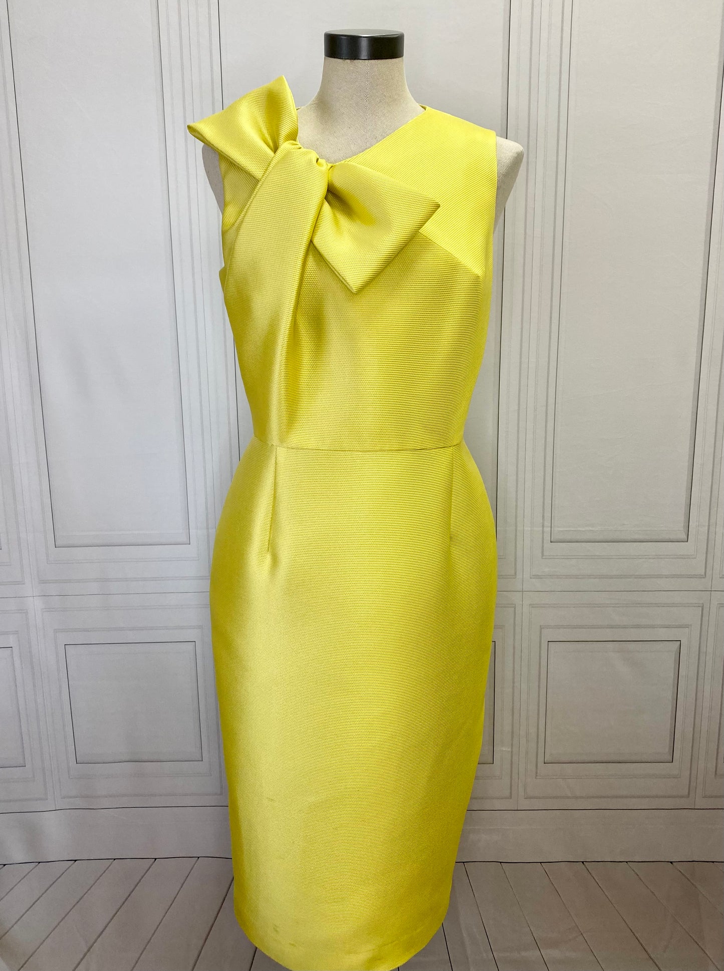 Lemon Yellow Sleeveless Dress