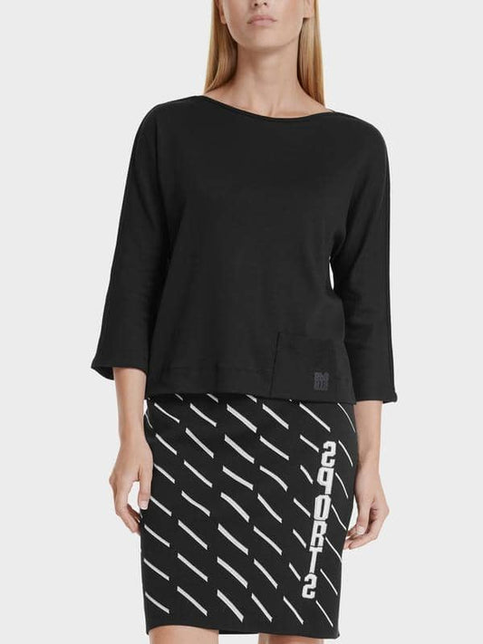 Top With Boat Neckline