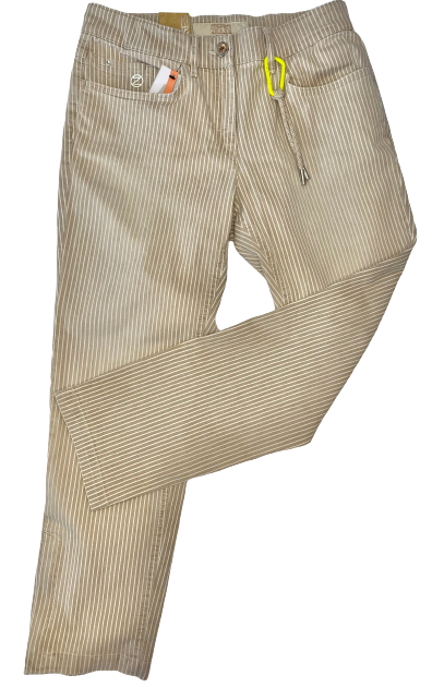 Zerres Beige Striped Pant