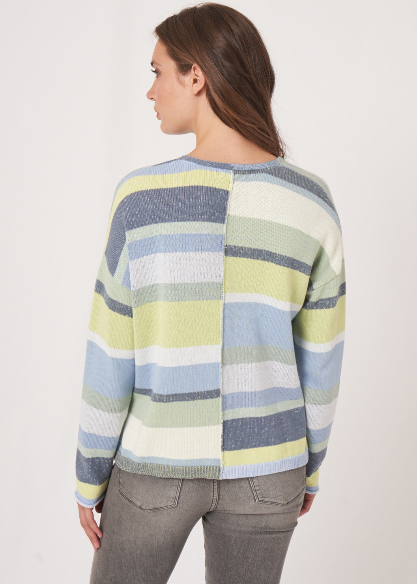 Repeat Denim Multi Color Sweater