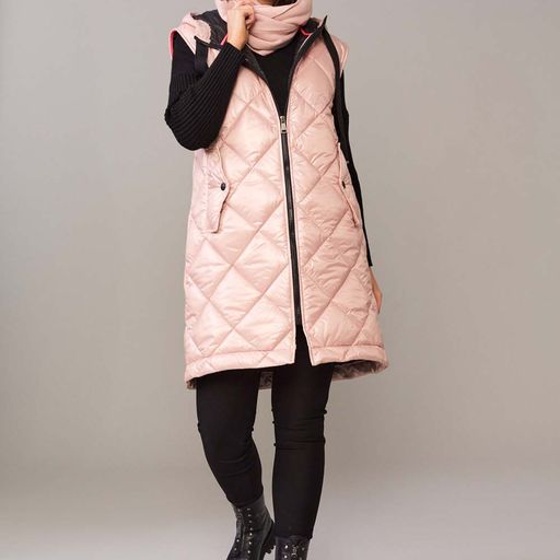 Peruzzi Quilted Long Vest